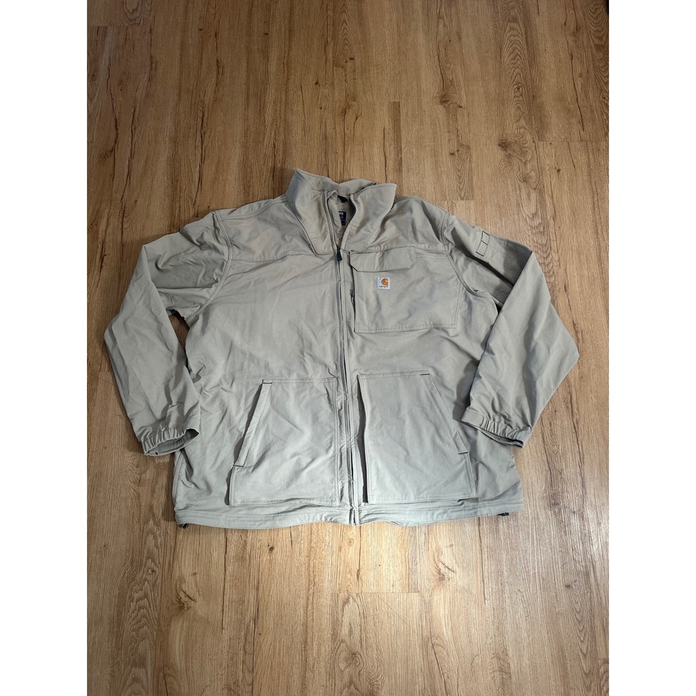 Carhartt Super Dux Relaxed Fit Softshell Jacket Tan OJ5342-M Mens 3XL Tall